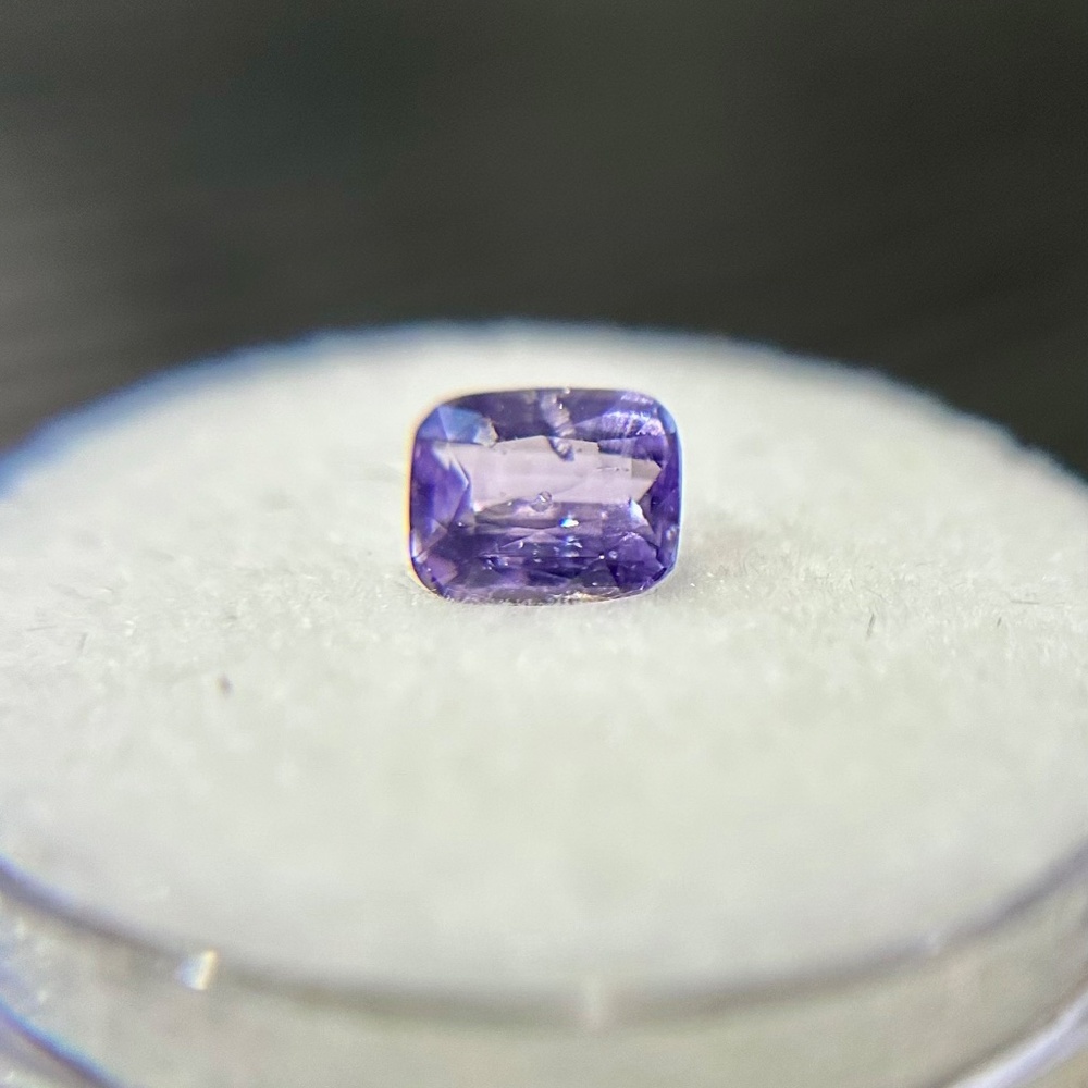 💜🩷 1.03 CT Natural COLOR CHANGE SAPPHIRE Unheated Certified Gemstone 🤯 - Picture 3 of 4